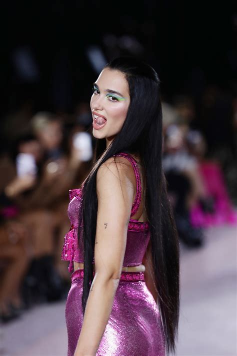 Dua Lipa Wears Iconic Versace Dress And Re.